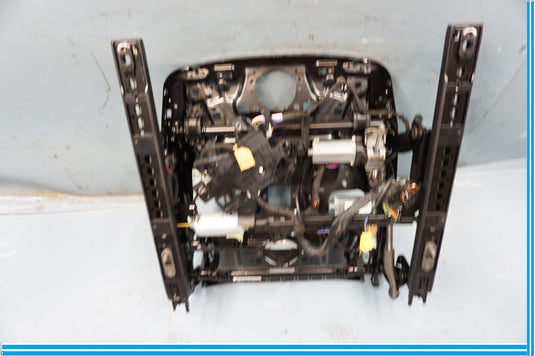 11-17 Porsche Cayenne Front Left Driver Seat Lower Track Frame W/ Motor Oem