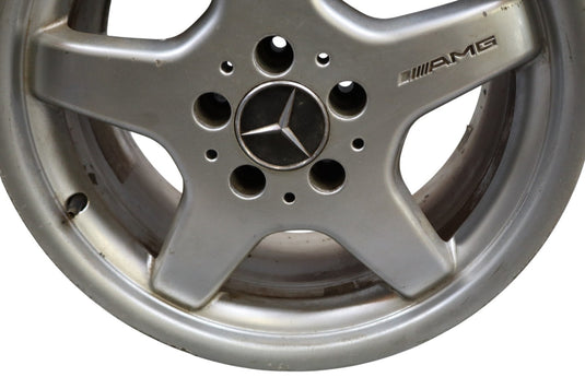 98-04 Mercedes C230 C240 SLK230 SLK320 Rear Axle Wheel Rim Disc 8.5Jx17 Oem