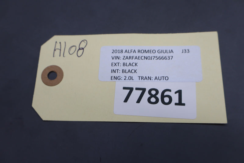 Load image into Gallery viewer, 17-23 Alfa Romeo Giulia Front Windshield Interior Rear View Mirror Black Oem
