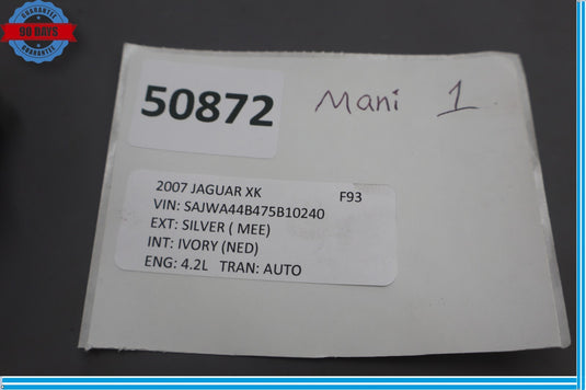 07-09 Jaguar XK Engine Intake Manifold Assembly RF2W936N693AD Oem