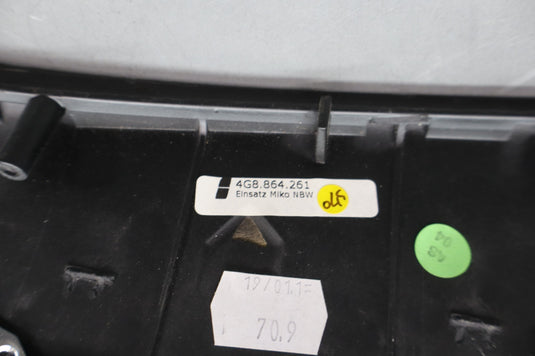 12-18 Audi A6 A7 Quattro Front Center Console Front Cover Frame Trim Panel Oem