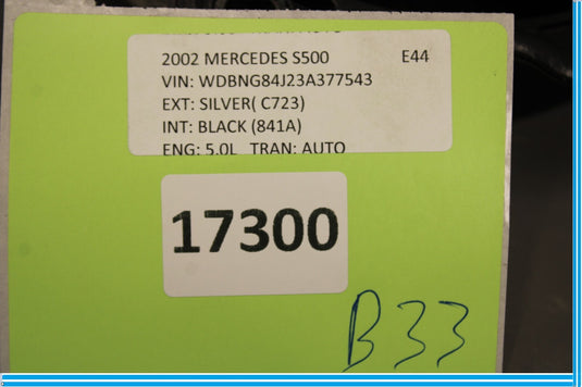 00-06 Mercedes S500 S600 Front Left Driver Side Seat Door Sound Speaker Oem