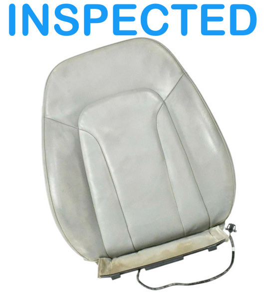 07-15 AUDI Q7 Front Right Upper Leather SEAT BACK Cushion 4L0881806A OEM