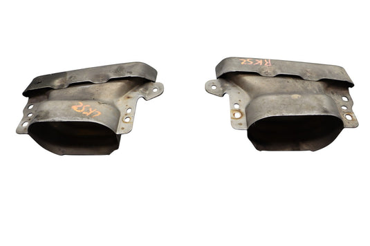 10-17 Mercedes GL450 Rear Left & Right Side Bumper Exhaust Muffler Tips Oem
