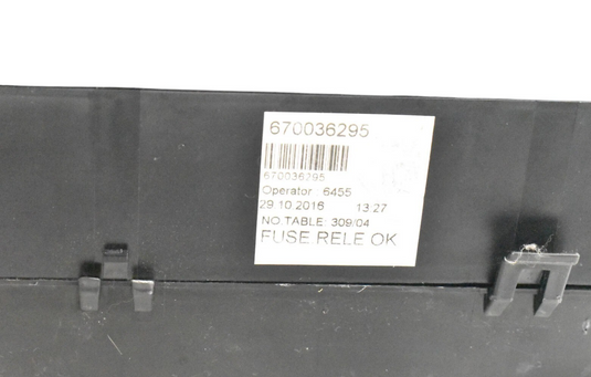 14-17 Maserati Ghibli Power Distribution Fuse Relay Junction Box 670008649 Oem