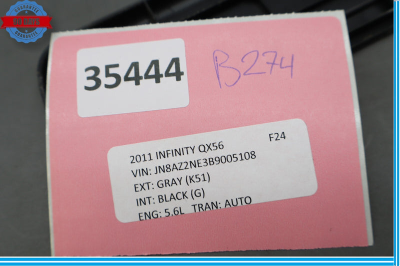 Load image into Gallery viewer, 11-20 Infiniti QX56 QX80 Rear Left Side Door Sill Scuff Step Plate Cover Oem
