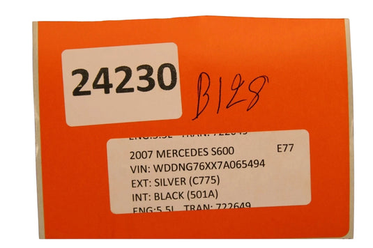 07-13 Mercedes S550 S600 Rear Right Side Keyless Door Lock Latch Actuator Oem