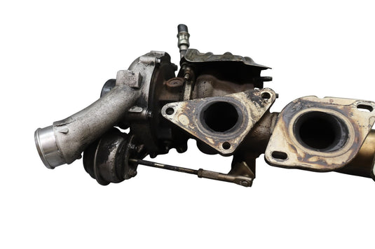 11-20 Mercedes GL550 M278 Right Side Turbocharger Turbo Charger Manifold Oem