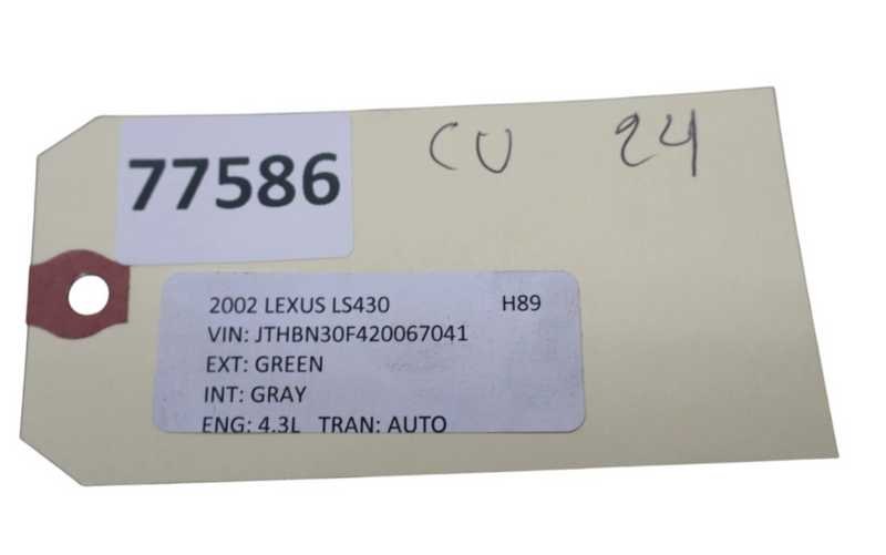 Load image into Gallery viewer, 01-03 Lexus LS430 Front Left Driver Side Seat Upper Cushion Gray 7107450520A Oem
