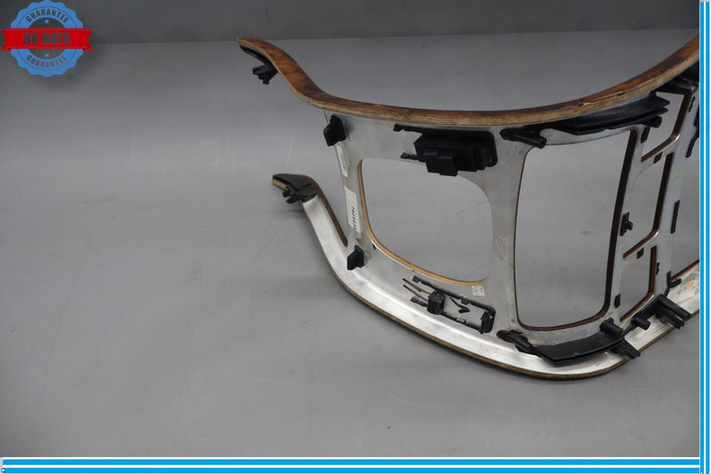 Load image into Gallery viewer, 00-02 Mercedes W215 CL55 AMG Center Console Radio Trim Panel Bezel Wood Oem
