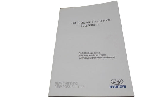 2015 Hyundai Genesis User Owner Manual Guide Book W/ Case Black Oem