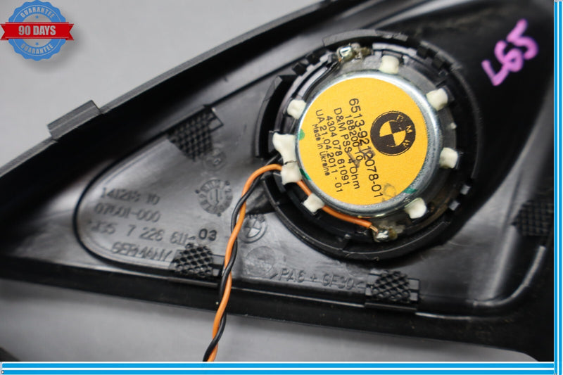 Load image into Gallery viewer, 09-15 BMW 740i 740Li 750i Front Left Driver Side Tweeter Speaker Trim Oem
