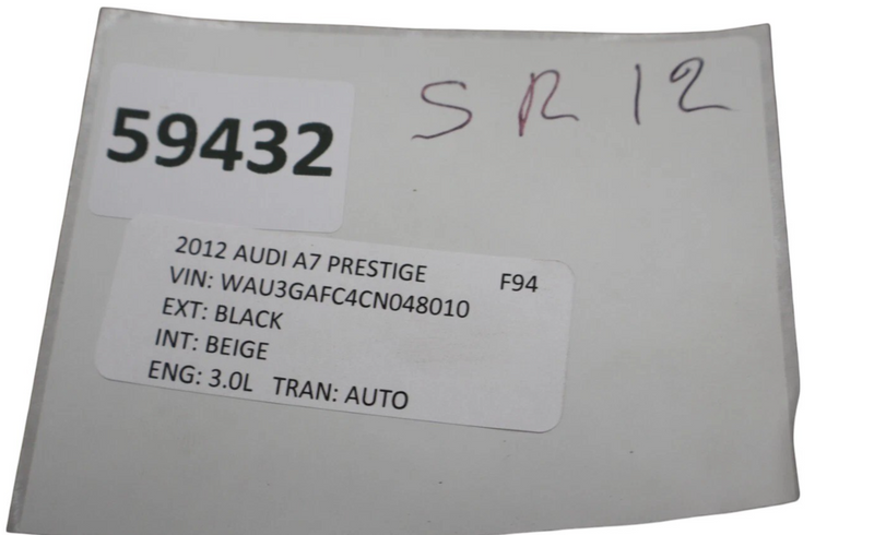 Load image into Gallery viewer, 08-20 Audi A7 Quattro Front Right Side Lower Seat Track Frame W/ Motor Oem
