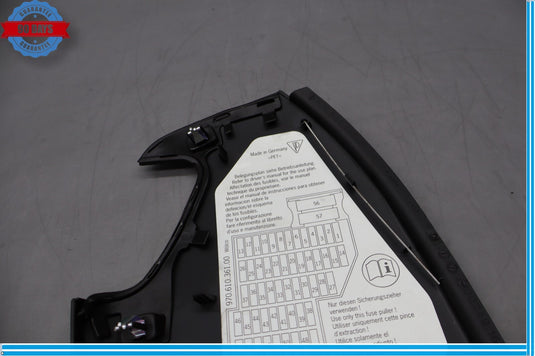 10-16 Porsche Panamera Left Driver Side Dashboard End Cap Trim Cover Oem