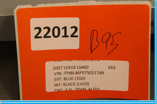 07-09 Lexus LS460 Satellite Receiver Radio Control Module Unit 8618050280 Oem