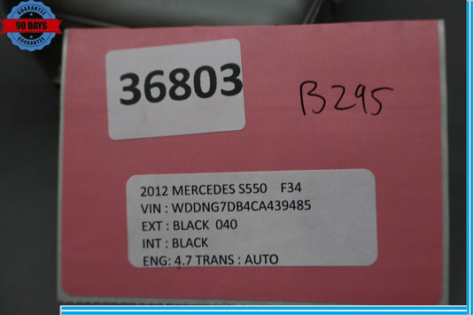 07-14 Mercedes W221 S550 S63 CL550 Vacuum Valve Pump 1708050019 Oem