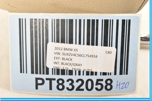 2009-2013 BMW X5 E70 FRONT PASSENGER OR DRIVER SIDE SEAT HEADREST LEATHER OEM