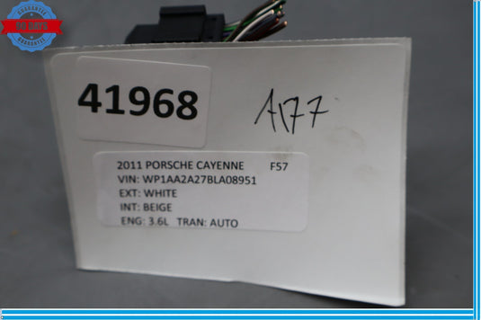 11-17 Porsche Cayenne Electronic Parking Brake Control Switch Black Oem