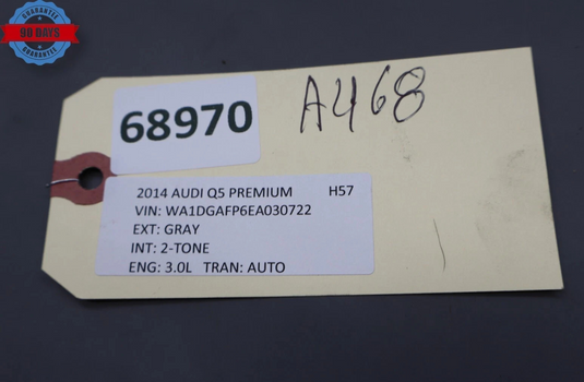 09-17 Audi SQ5 Q5 Rear Right Passenger Side Door Lock Latch Actuator OEM