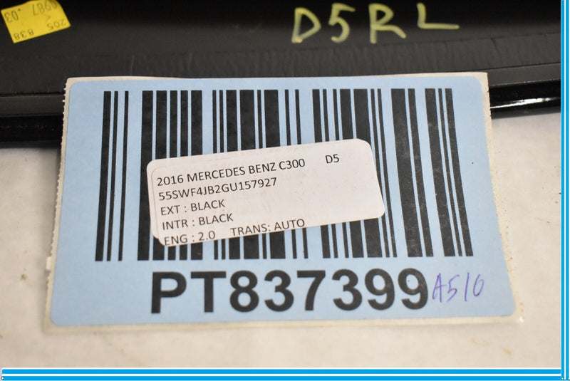 Load image into Gallery viewer, 15-20 Mercedes C300 W205 Rear Left Driver Door Ornamental Molding 2056900987 Oem
