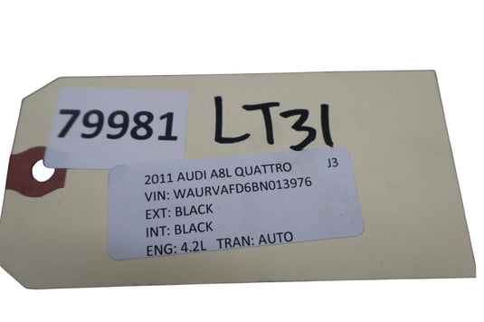 11-18 Audi A8 A8L Quattro Windshield Motor Cover Panel Rain Water Tray Oem