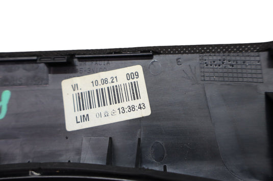 11-13 Hyundai Equus Dash Instrument Center Lower Filler Trim Panel Black Oem