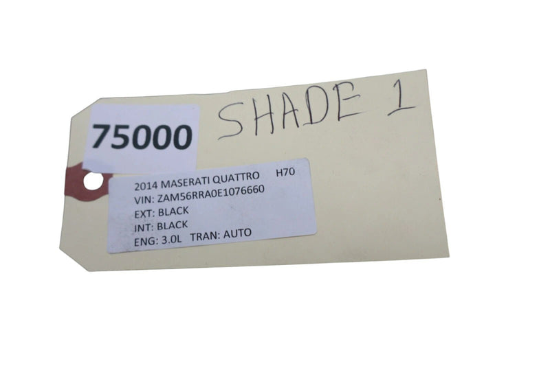 Load image into Gallery viewer, 14-19 Maserati Quattroporte Rear Sunshade W/3rd Brake Light 670013815 Oem
