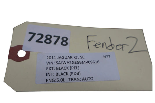 10-19 Jaguar X351 XJ XJL Front Right Passenger Side Fender Wing Panel Black Oem