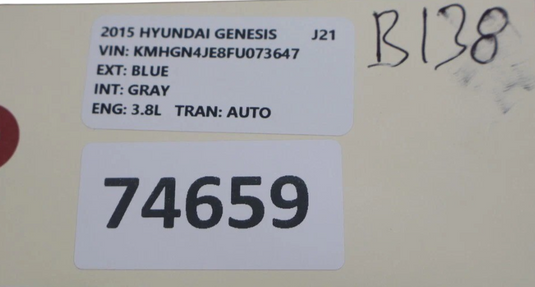 15-20 Hyundai Genesis G80 Rear Left Side Door Audio Sound Speaker 96330B1000 Oem