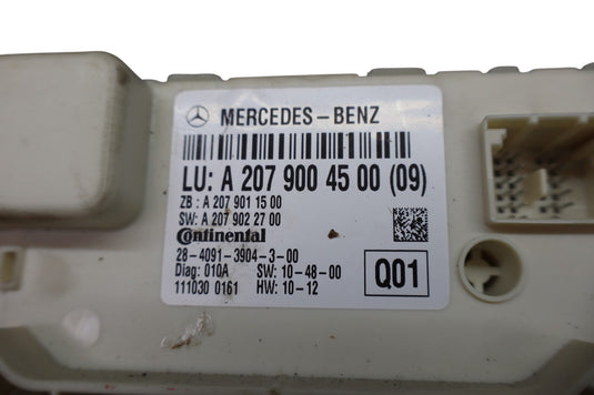 11-17 Mercedes E350 E550 Convertible Soft Top Roof Control Module Unit Oem