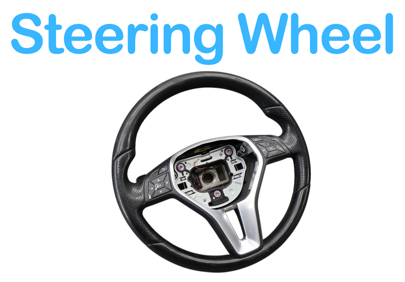 Load image into Gallery viewer, 12-18 Mercedes W204 C300 SLK250 CLS550 AMG Steering Wheel Flat Bottom Black Oem
