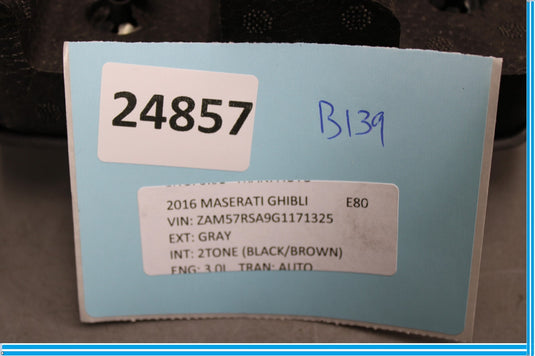 2014-2019 Maserati Ghibli Q4 Lower Steering Column Trim Cover Panel Oem