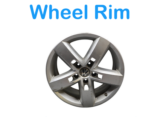11-16 Volkswagen Touareg 19" 8.5x19 5-Spoke R19 Alloy Wheel Rim 7P6601025D Oem