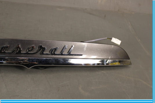 14-17 Maserati Ghibli Trunk Deck Lid License Light Lamp Molding Cover Oem