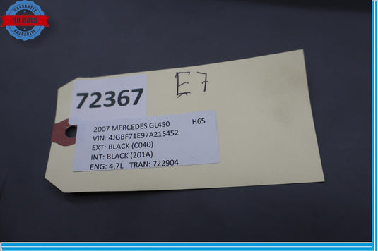 06-12 Mercedes X164 GL450 ML500 Hazard Control Switch Panel A1648709210 Oem
