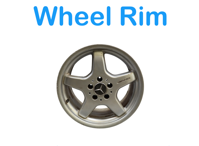 Load image into Gallery viewer, 98-04 Mercedes C230 C240 SLK230 SLK320 Rear Axle Wheel Rim Disc 8.5Jx17 Oem
