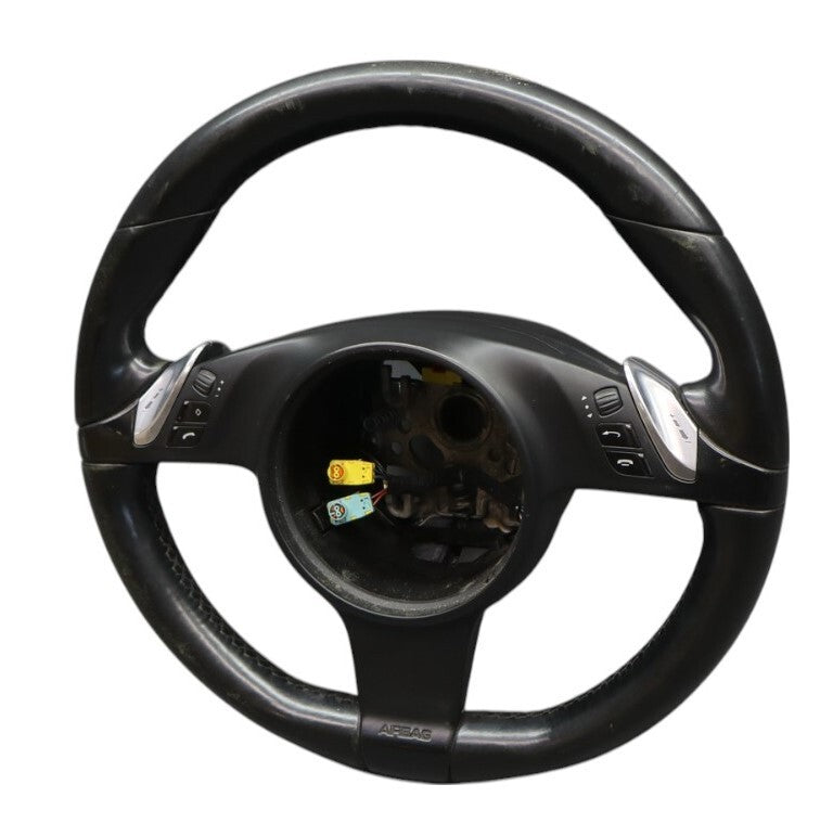 Load image into Gallery viewer, 11-14 Porsche Cayenne 958 S Multifunction Steering Wheel Assembly Black Oem
