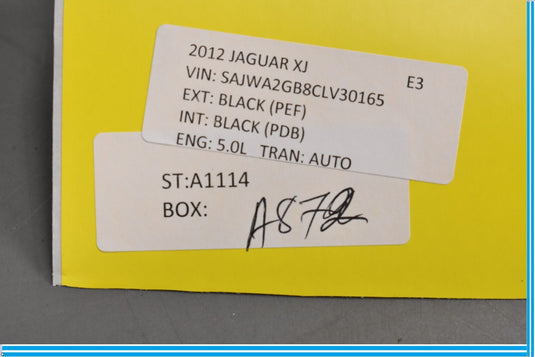 10-15 Jaguar XJ XJL X351 YAW Rate Turn Sensor Control Module Unit ECU Oem
