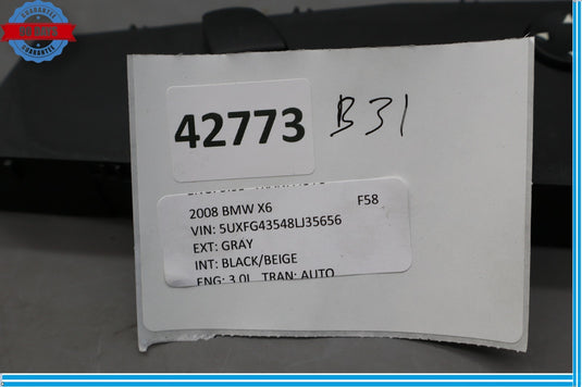 08-14 BMW X5 X6 E70 Front Right Side Power Seat Adjustment Control Switch Oem