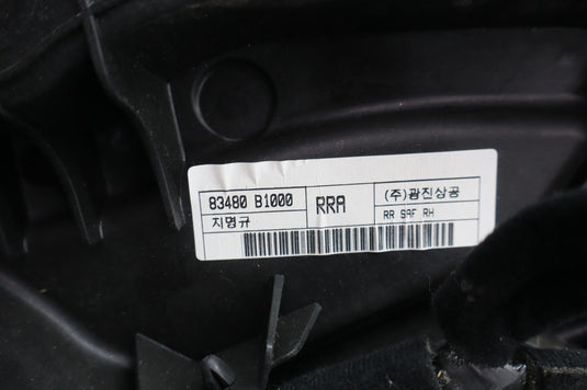 15-20 Hyundai Genesis G80 Rear Right Side Door Window Regulator Panel Black Oem