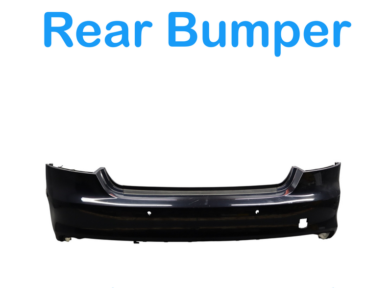 Load image into Gallery viewer, 12-15 Audi A7 Quattro Rear Lower Bumper Cover Panel Assembly Black 4g8807067 OEM
