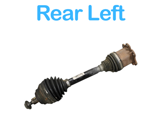 03-13 Bentley Continental GT Rear Left Side Driveshaft Half Axle Shaft Oem