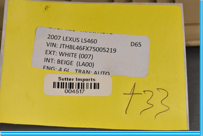Load image into Gallery viewer, 07-12 Lexus LS460 Front Right Passenger Seat Lower Trim Cover 71867-50040 Oem
