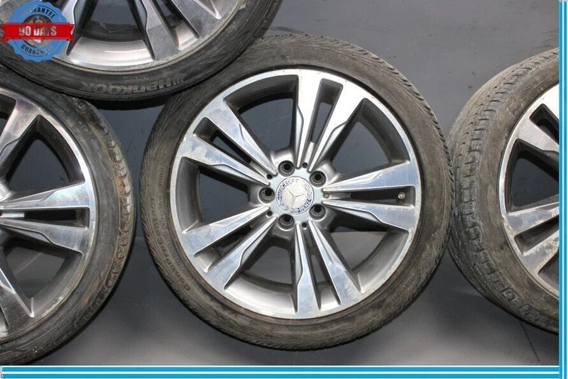 Load image into Gallery viewer, 14-17 Mercedes C207 E Class 18" 8.5jx18 5 Twin Spoke Rear Wheel Rim Set of 4 Oem
