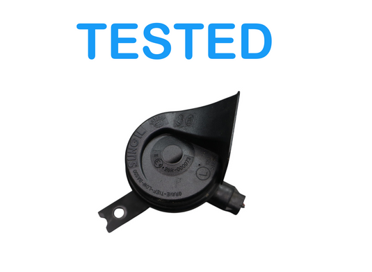 11-16 Hyundai Equus Low Pitch Tone Horn Siren Signal Black 96610-3N000 Oem