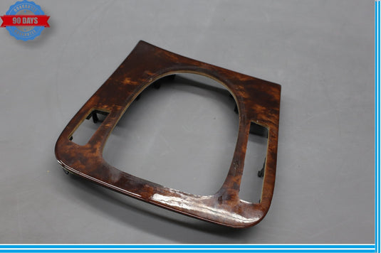03-06 Mercedes W220 S430 S500 Center Console Shifter Bezel Trim Wood Oem