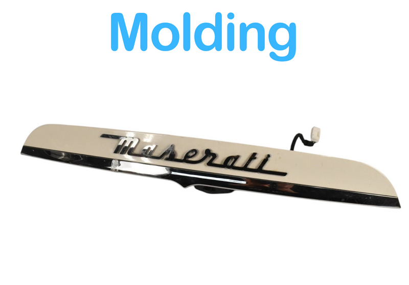 Load image into Gallery viewer, 14-20 Maserati Ghibli Trunk Lid Handle License Plate Light Molding 670146233 OEM
