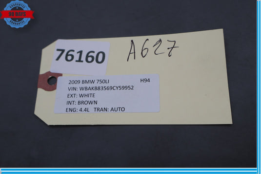 09-15 BMW 750Li F01 F02 Front Right Side Seat Lower Trim Cover Panel Oem