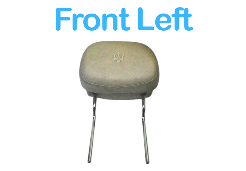 Load image into Gallery viewer, 14-22 Maserati Ghibli M157 Front Left Seat Headrest Head Rest 673009481 OEM
