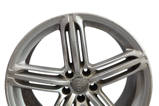 11-17 Audi A8 A8L Quattro 9JX20H2 Spoke 5 Alloy Wheel Disc Rim Silver 20" Oem